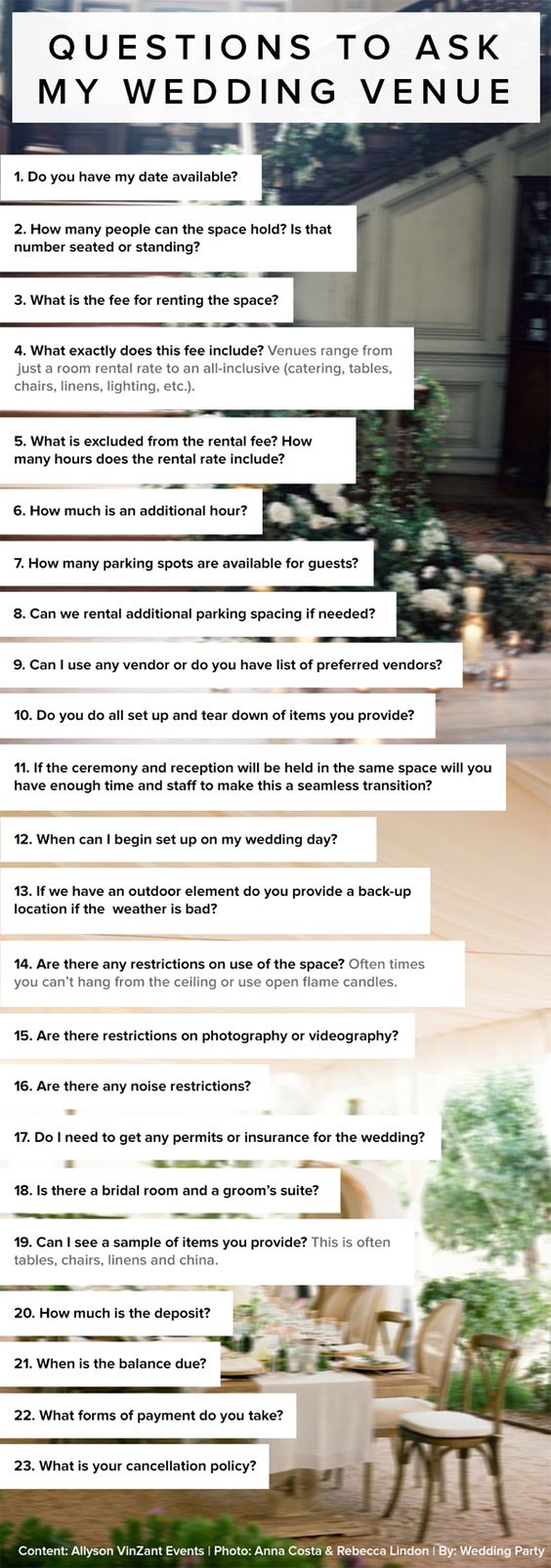 wedding questions